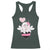 Valentines Ghost Racerback Tank Top Be My Boo Bee Boobee Coquette Cute Funny