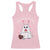 Valentines Ghost Racerback Tank Top Will You Be My Boo Cute Funny