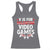 Valentines Day Gamers Racerback Tank Top V Is For Video Games