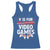 Valentines Day Gamers Racerback Tank Top V Is For Video Games