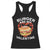 Burger Is My Valentine Funny Valentines Day Racerback Tank Top