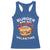 Burger Is My Valentine Funny Valentines Day Racerback Tank Top