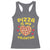 Pizza Is My Valentine Valentines Day Heart Pepperoni Lover Racerback Tank Top