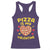 Pizza Is My Valentine Valentines Day Heart Pepperoni Lover Racerback Tank Top