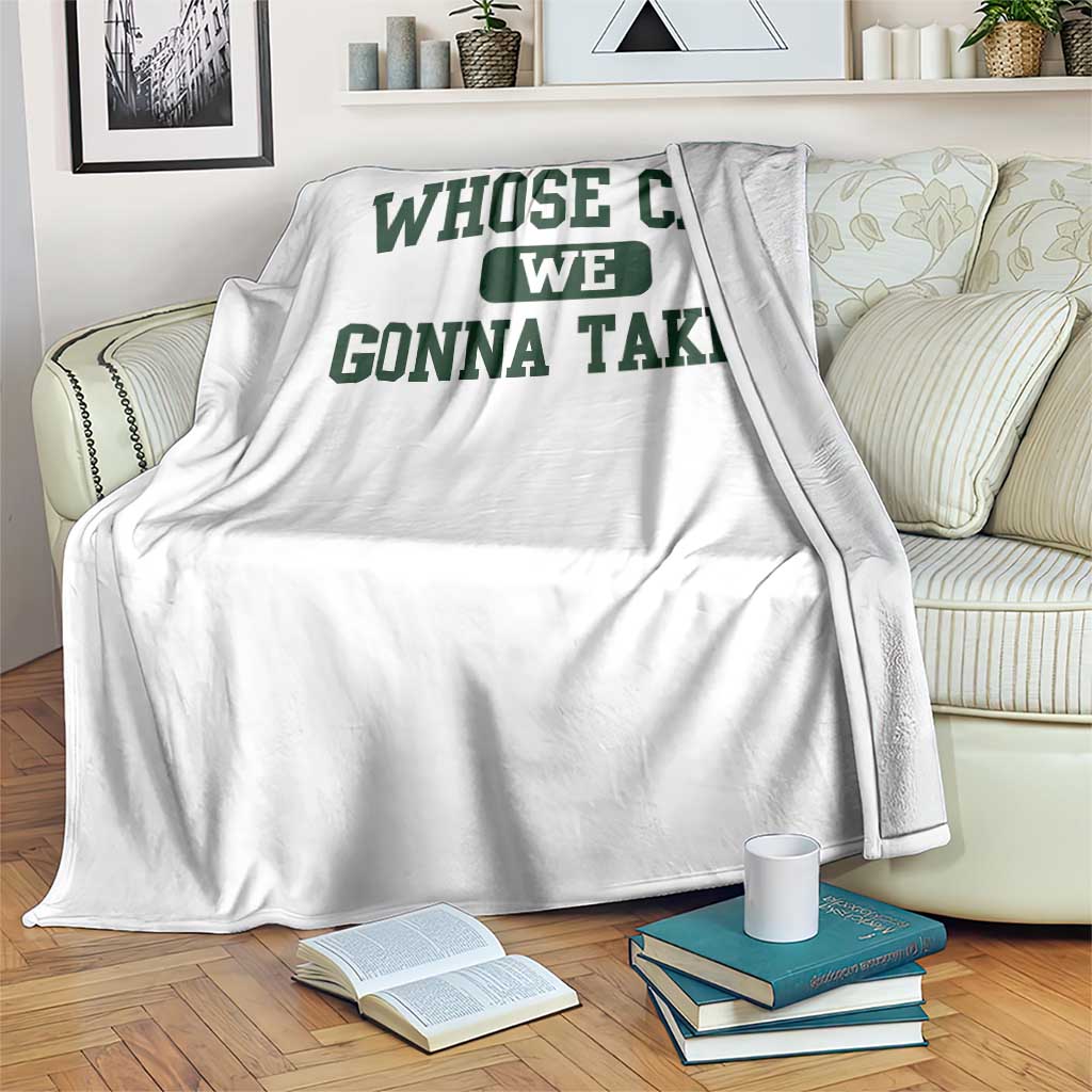Whose Car We Gonna Take Meme Throw Blanket
