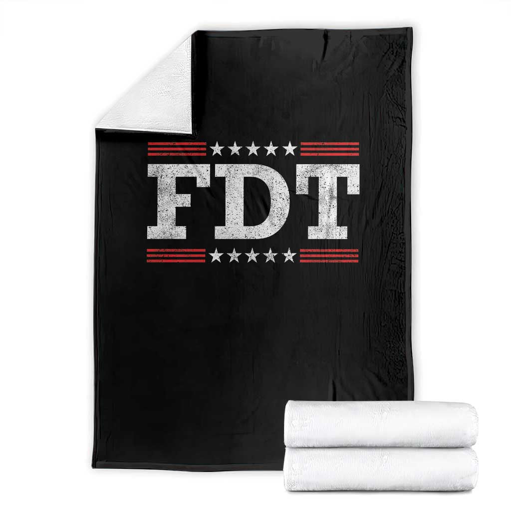 FDT Throw Blanket Resistance Resist Tyranny Support