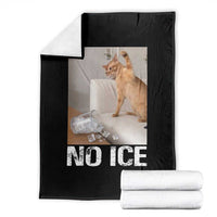 Funny Cat Meme No Ice Throw Blanket Subtle FDT Political Satire Satirical Humor
