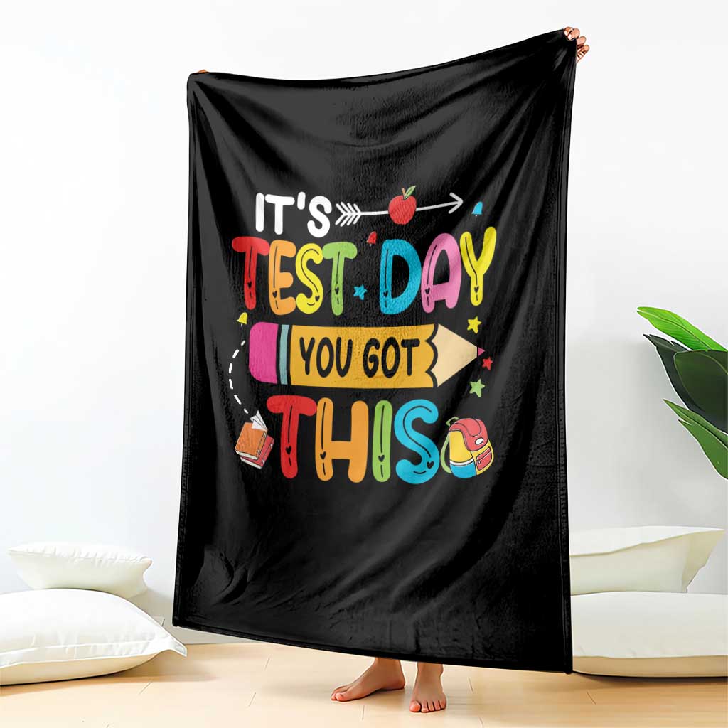 Test Day You Got This Throw Blanket