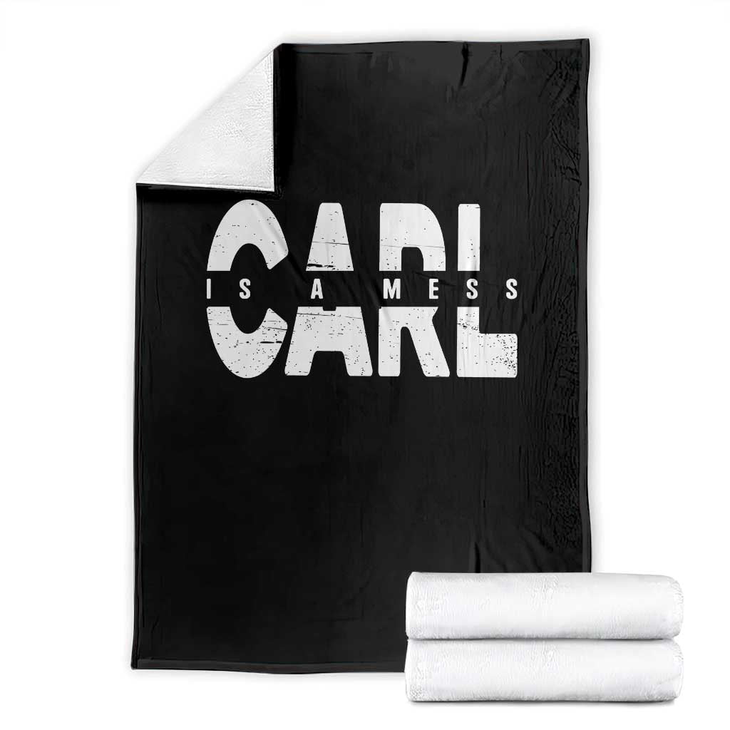 Carl's A Mess Throw Blanket Reality TV Viral Meme