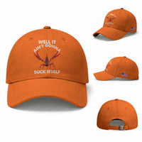 Funny Cajun Crawfish Baseball Cap It Aint Gonna Suck Itself Lobster Crawfish Boil