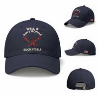 Funny Cajun Crawfish Baseball Cap It Aint Gonna Suck Itself Lobster Crawfish Boil