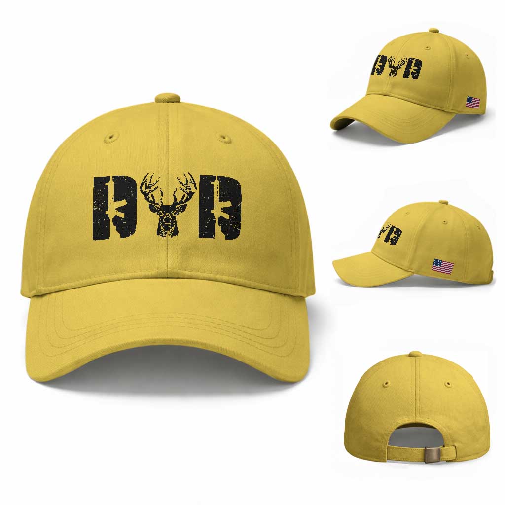 Hunting Dad Baseball Cap Fathers Day Gun Lovers Hunter Dad