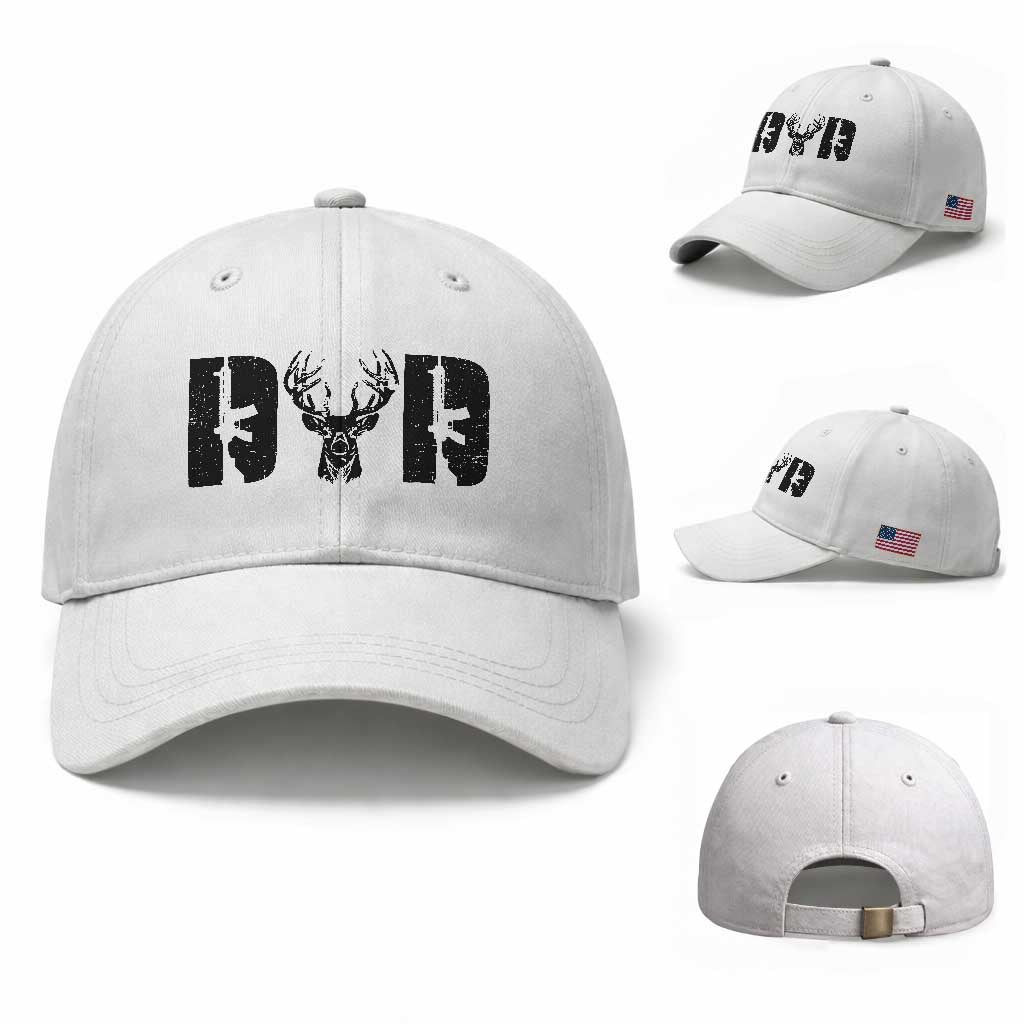 Hunting Dad Baseball Cap Fathers Day Gun Lovers Hunter Dad