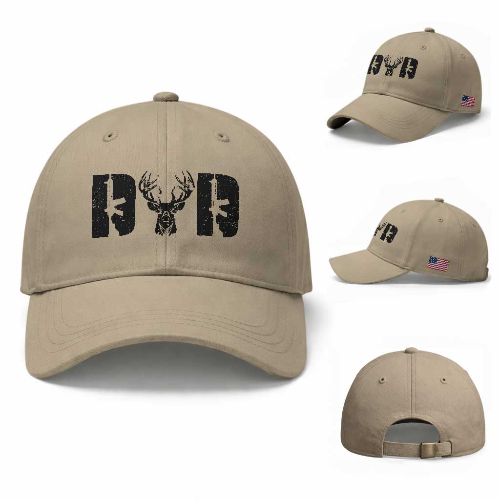 Hunting Dad Baseball Cap Fathers Day Gun Lovers Hunter Dad