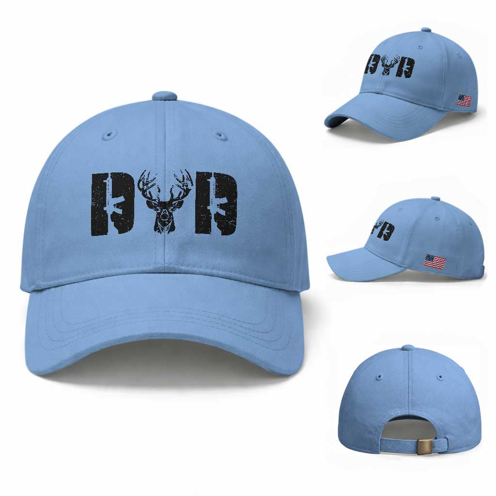 Hunting Dad Baseball Cap Fathers Day Gun Lovers Hunter Dad
