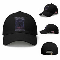 Mothman Baseball Cap Black Bridge Folk Horror Cryptid Fan