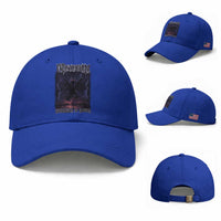 Mothman Baseball Cap Black Bridge Folk Horror Cryptid Fan