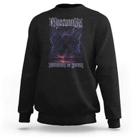 Mothman Sweatshirt Black Bridge Folk Horror Cryptid Fan