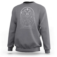 Mothman Sweatshirt Cryptid Paranormal Occult Horror Gothic Monster - Wonder Print Shop