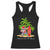 Hawaiian Christmas Santa Racerback Tank Top Christmas On The Beach Vacation