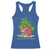 Hawaiian Christmas Santa Racerback Tank Top Christmas On The Beach Vacation