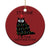 Funny Christmas Cat Christmas Ornament It's Fine I'm Fine Everything Is Fine Meowy Catmas Xmas - Wonder Print Shop