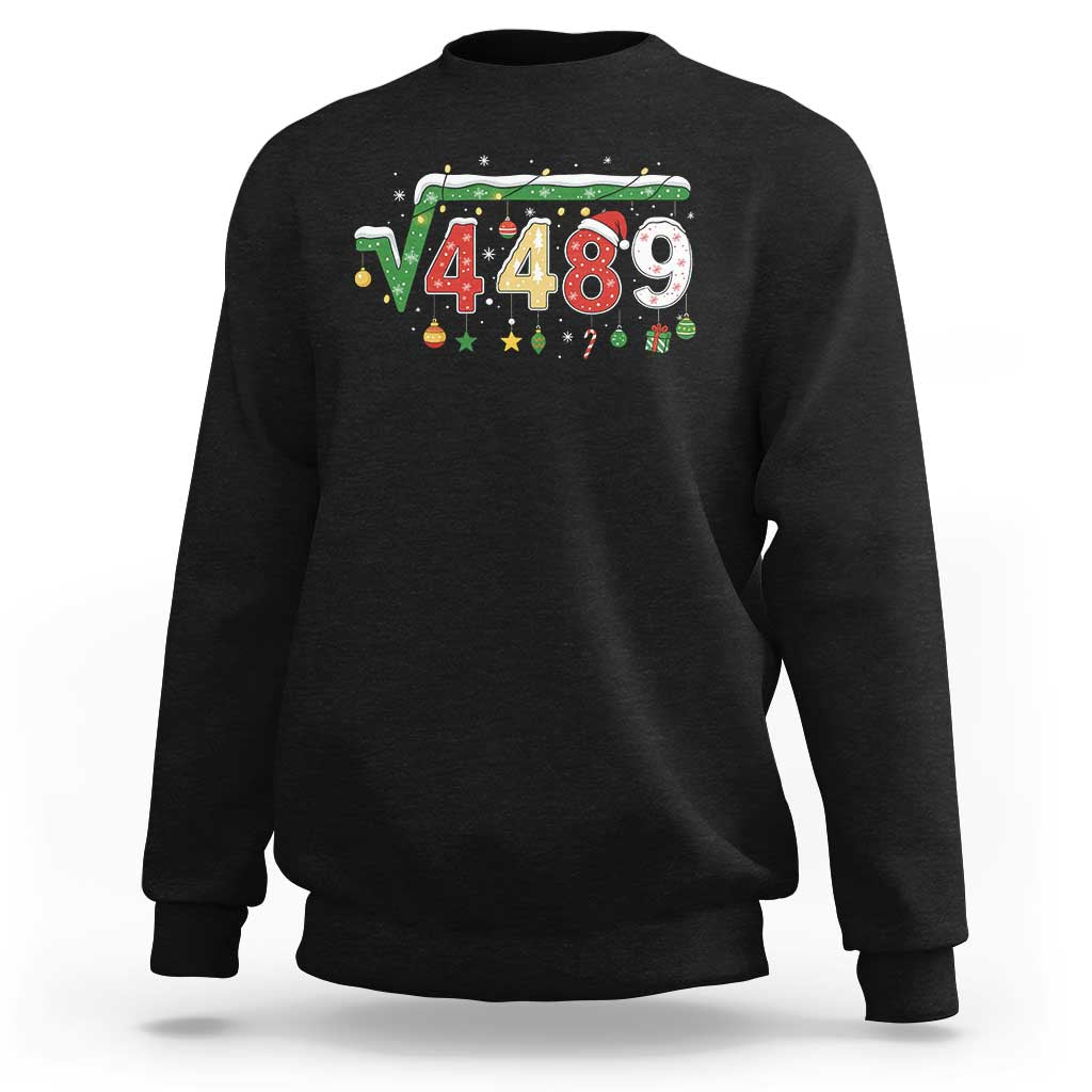 Math 67 Meme Funny Six Seven Funny Christmas Sweatshirt Funny Math Teacher Teen Slang Boys Kids Xmas Pajamas - Wonder Print Shop