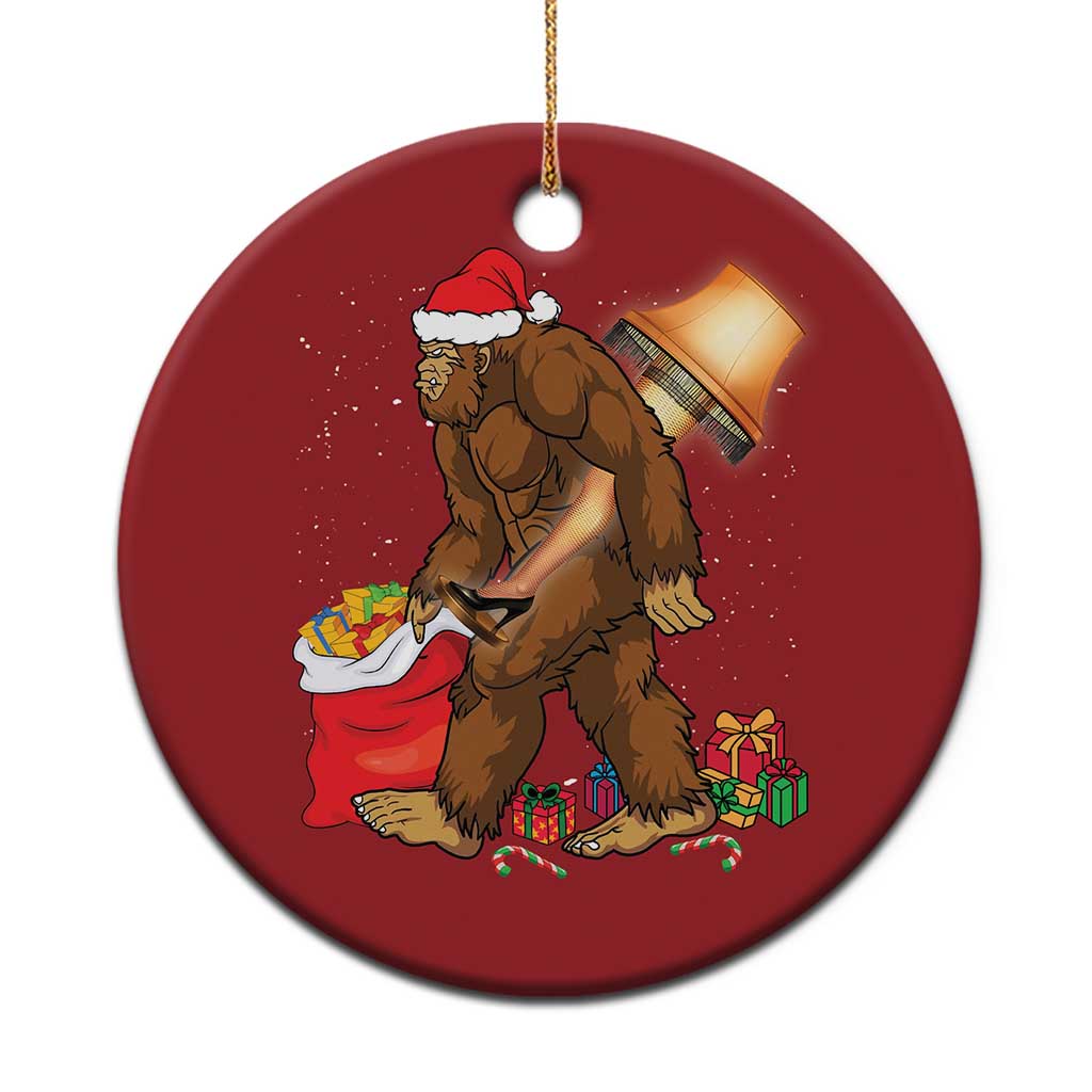 Bigfoot Xmas Christmas Ornament Xmas Movie Sasquatch Lovers - Wonder Print Shop