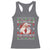 Funny Christmas Santa Racerback Tank Top Vintage Santa I Do It For The Ho's Ugly Christmas