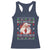 Funny Christmas Santa Racerback Tank Top Vintage Santa I Do It For The Ho's Ugly Christmas