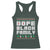 African American Family Christmas Racerback Tank Top Dope Black Family Matching Ugly Xmas