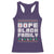 African American Family Christmas Racerback Tank Top Dope Black Family Matching Ugly Xmas