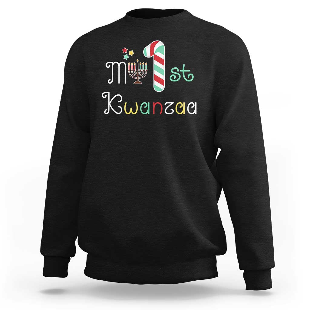 My 1st Kwanzaa Sweatshirt Babys First Kwanzaa Kinara Gift