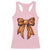 Basketball Coquette Bow Racerback Tank Top Game Day