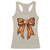 Basketball Coquette Bow Racerback Tank Top Game Day