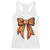 Basketball Coquette Bow Racerback Tank Top Game Day