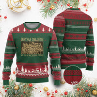 Buffalo Soldiers Ugly Christmas Sweater 9th and 10th Cavalry African American Heros Black Soldiers - Wonder Print Shop