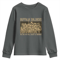 Buffalo Soldiers Youth Sweatshirt 9th and 10th Cavalry African American Heros Black Soldiers - Wonder Print Shop