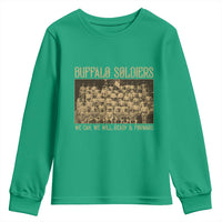 Buffalo Soldiers Youth Sweatshirt 9th and 10th Cavalry African American Heros Black Soldiers - Wonder Print Shop