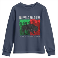 Buffalo Soldiers Youth Sweatshirt 9th and 10th Cavalry Afro African American Heros - Wonder Print Shop