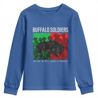 Buffalo Soldiers Youth Sweatshirt 9th and 10th Cavalry Afro African American Heros - Wonder Print Shop