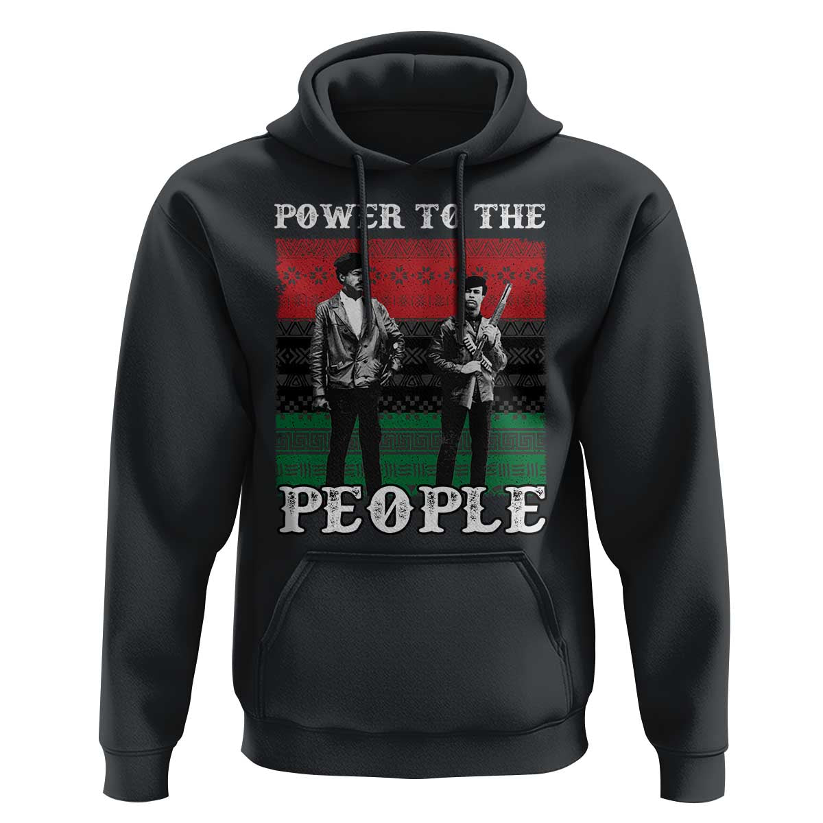 Vintage Black Panthers Party Hoodie Power To The People Self Defense Black History