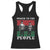 Vintage Black Panthers Party Racerback Tank Top Power To The People Self Defense Black History