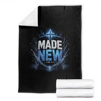 Christian Baptism Throw Blanket Made Water Bible Verse Baptized