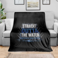 Baptism Throw Blanket Straight Outta Water Christian Baptized