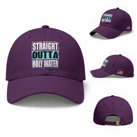 Straight Outta Holy Water Baseball Cap Baptismal Baptism Christening