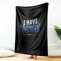 Christian Baptism Throw Blanket New Believer Water Immersion Baptized I Have Decided