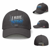 Christian Baptism Baseball Cap New Believer Water Immersion Baptized I Have Decided