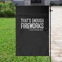 Funny Fireworks Garden Flag 4th Of July - Wonder Print Shop