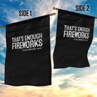 Funny Fireworks Garden Flag 4th Of July - Wonder Print Shop